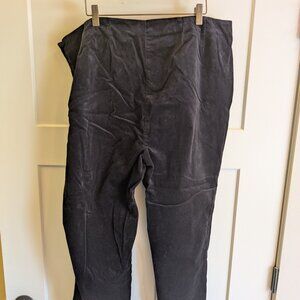 Coldwater Creek, Holly fit, velveteen, ankle pants, black size, 18